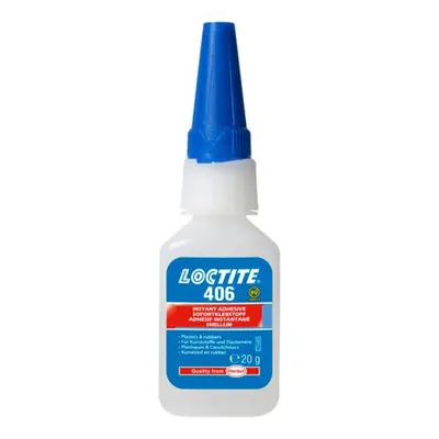 [49-406.FL.ML020] LOCTITE 406 – Adesivo istantaneo per incollare plastica e gomma